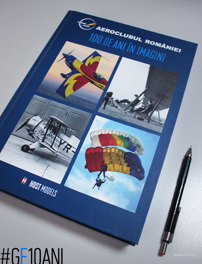 Aeroclubul României – 100 de ani, 384 pagini, 890 imagini  – o nouă carte a editurii Host Models, abia ieșită din tipar.